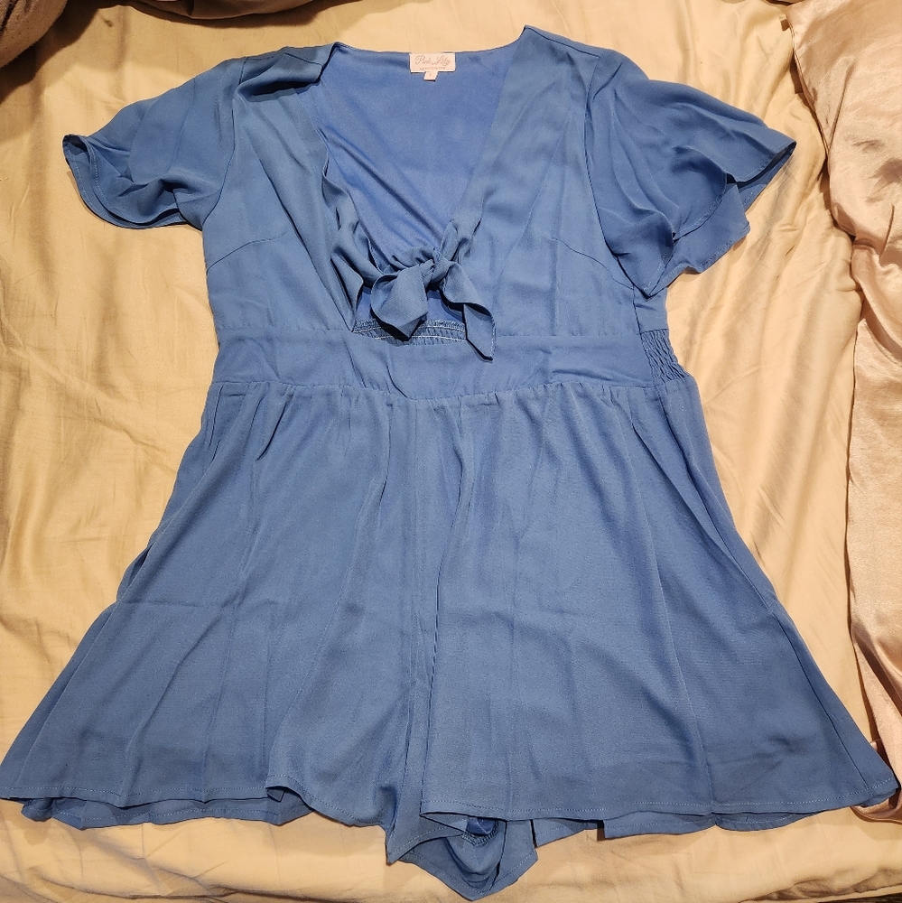 Blue Romper